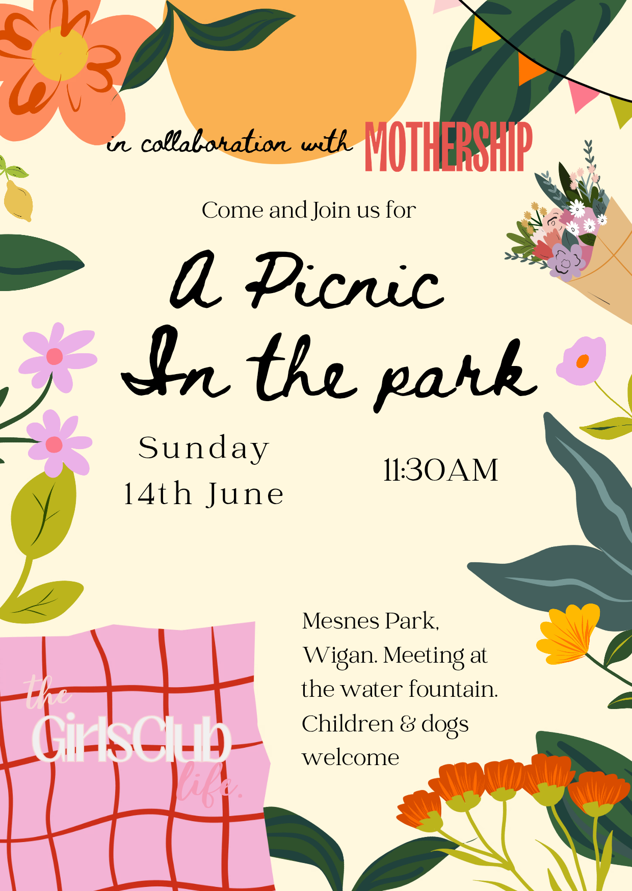 A Picnic in the Park - Sunday 14th June