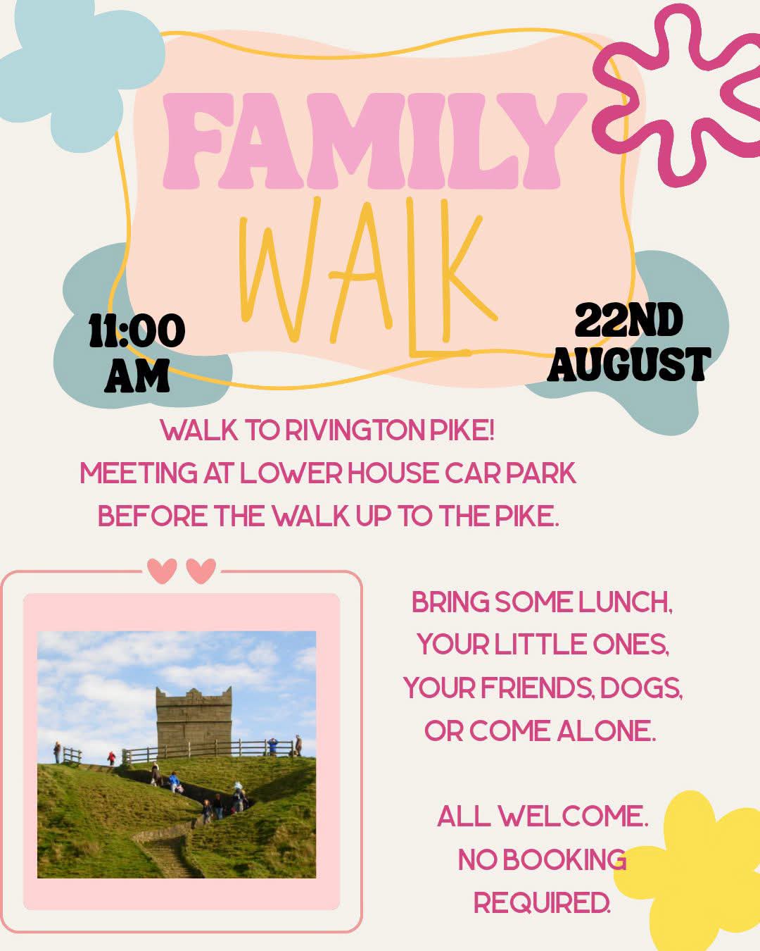 Family walk - Rivington Pike