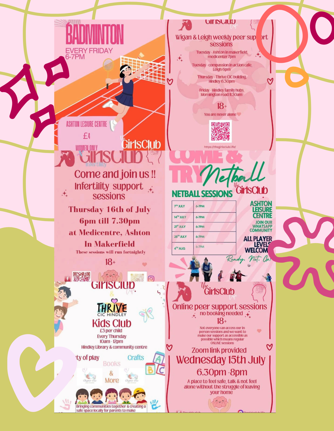 A week in the life of The Girls Club Life CIC